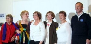 Frá vinstri: Bogga, Bára, Sigrún, Þórunn, Helga og Jósef