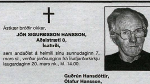 Jón Sigurðsson Hansson 